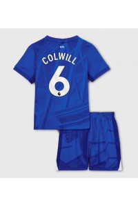 Chelsea Levi Colwill #6 Jalkapallovaatteet Lasten Kotipeliasu 2025-26 Lyhythihainen (+ Lyhyet housut)